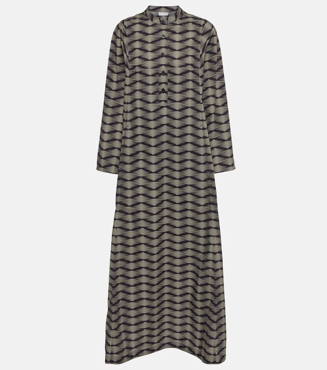 Dries Van Noten - Printed cotton poplin maxi dress