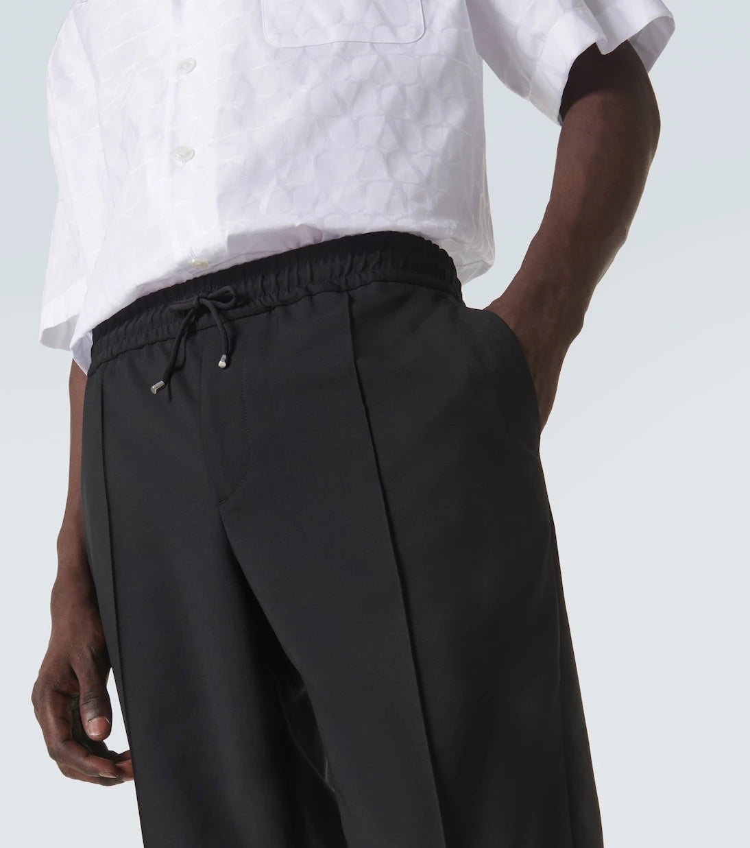 Valentino - Wool and mohair slim pants