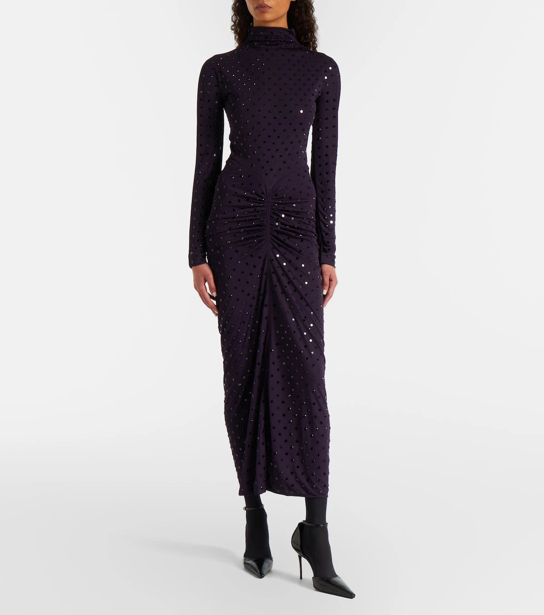 Alaïa - Embellished midi dress