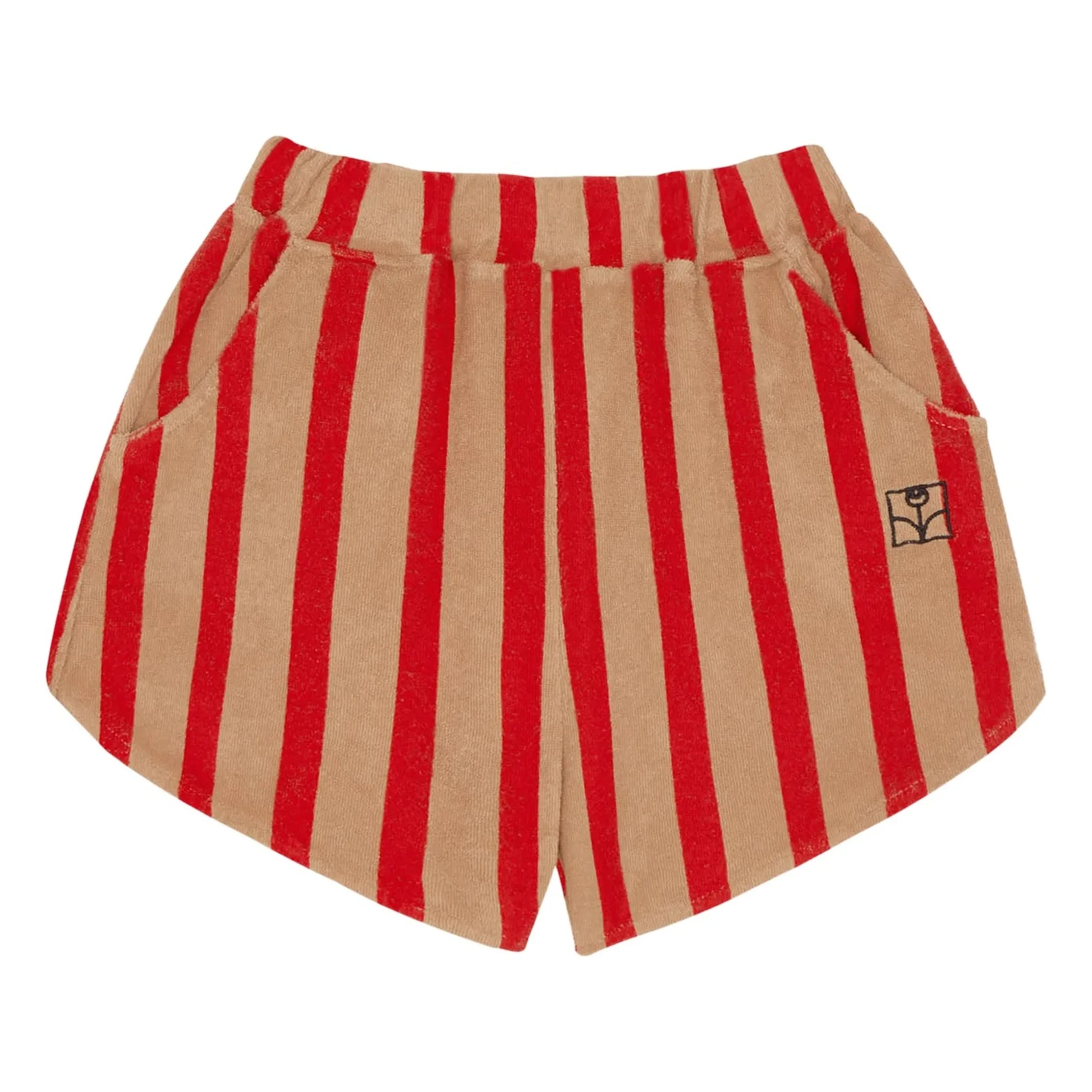 The Campamento - Striped shorts | Camel