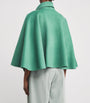 Wolk Morais Green Cashmere Bagatelle Cape