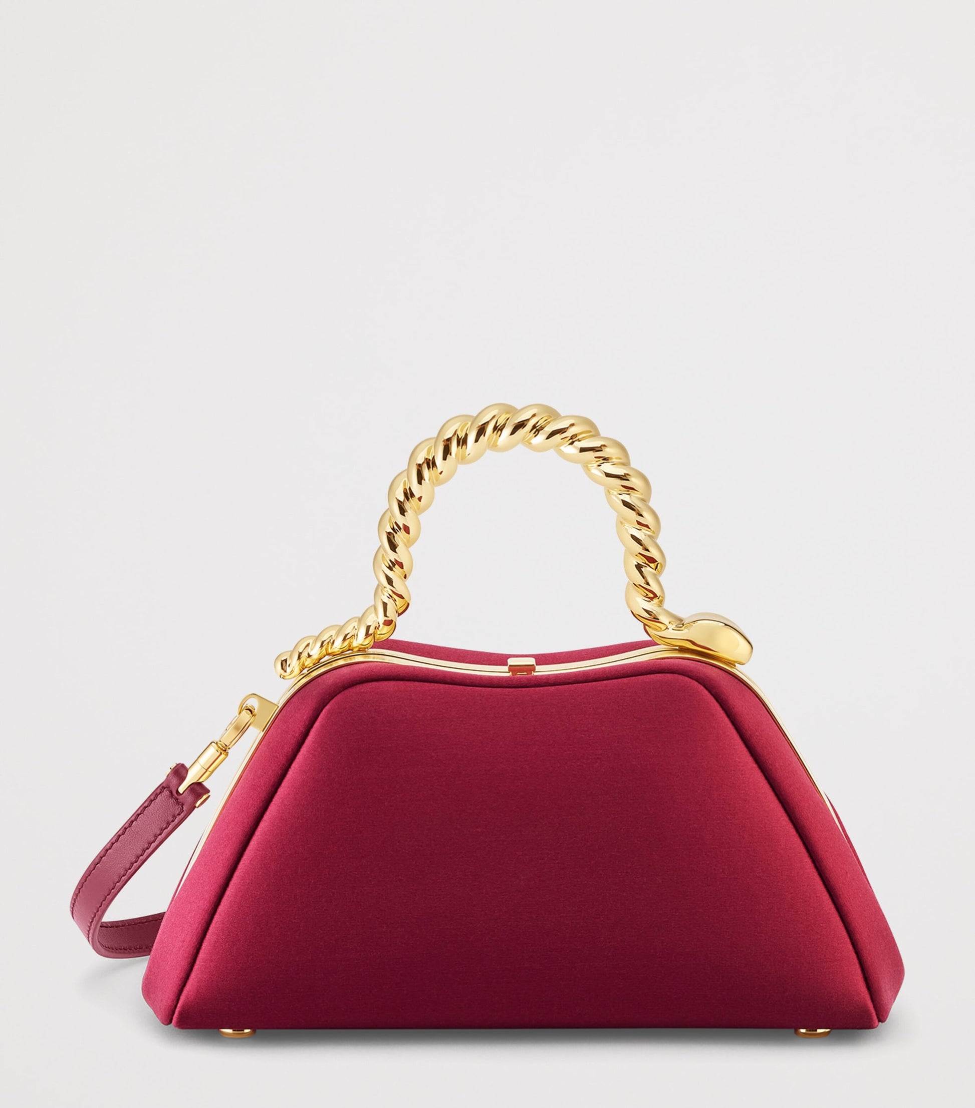 Bvlgari x Geraldine Guyot Mini Satin Serpentine Top-Handle Bag