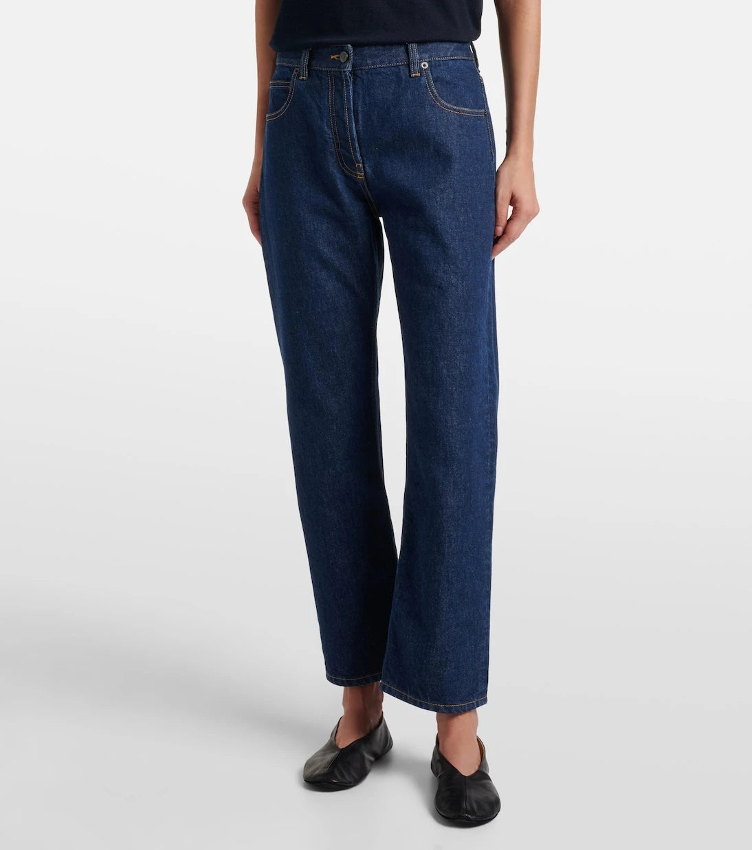 The Row - Riaco mid-rise straight jeans