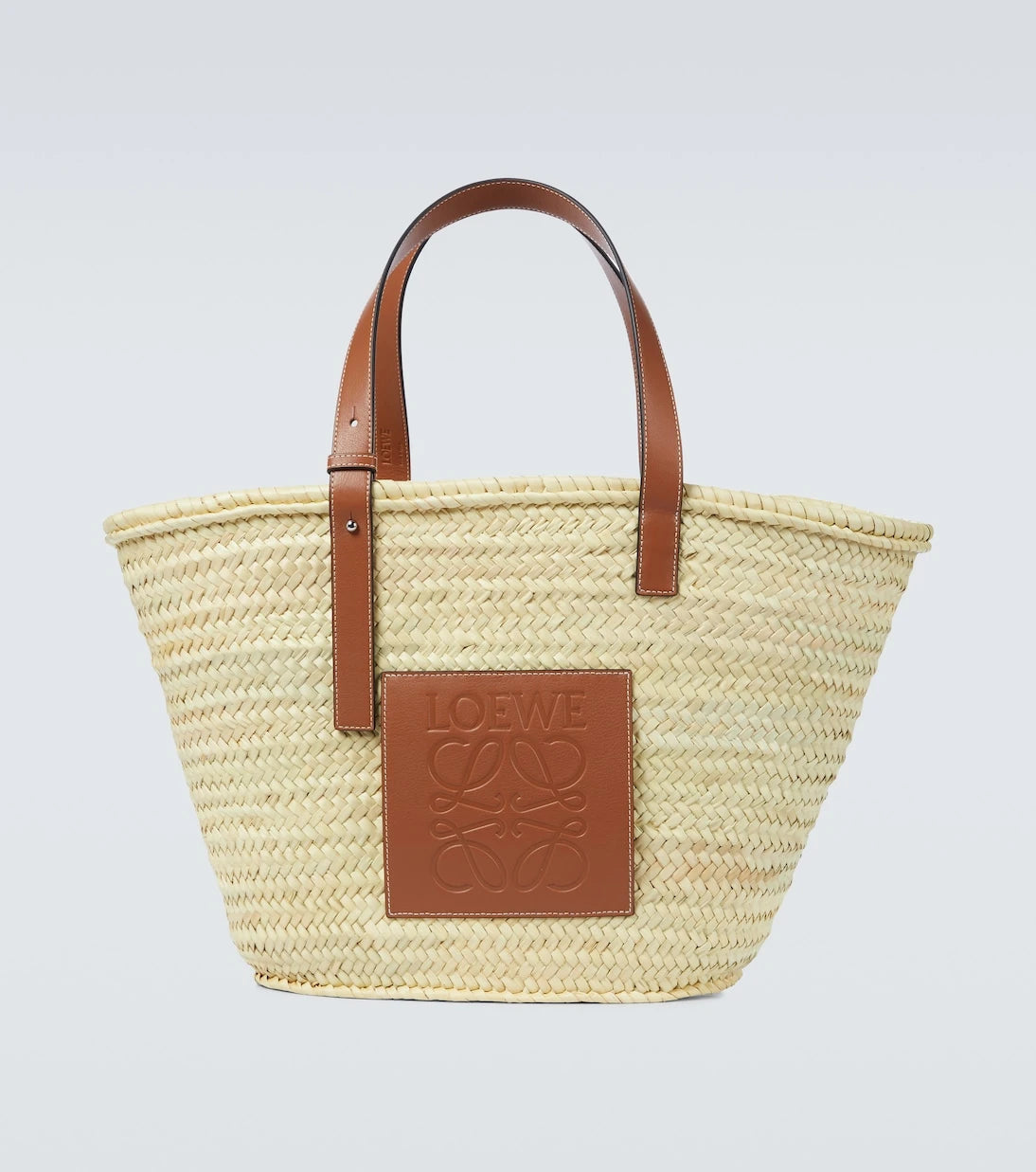 Loewe - حقيبة يد كبيرة من الرافيا
