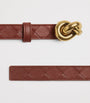 Bottega Veneta Brown Leather Knot Belt