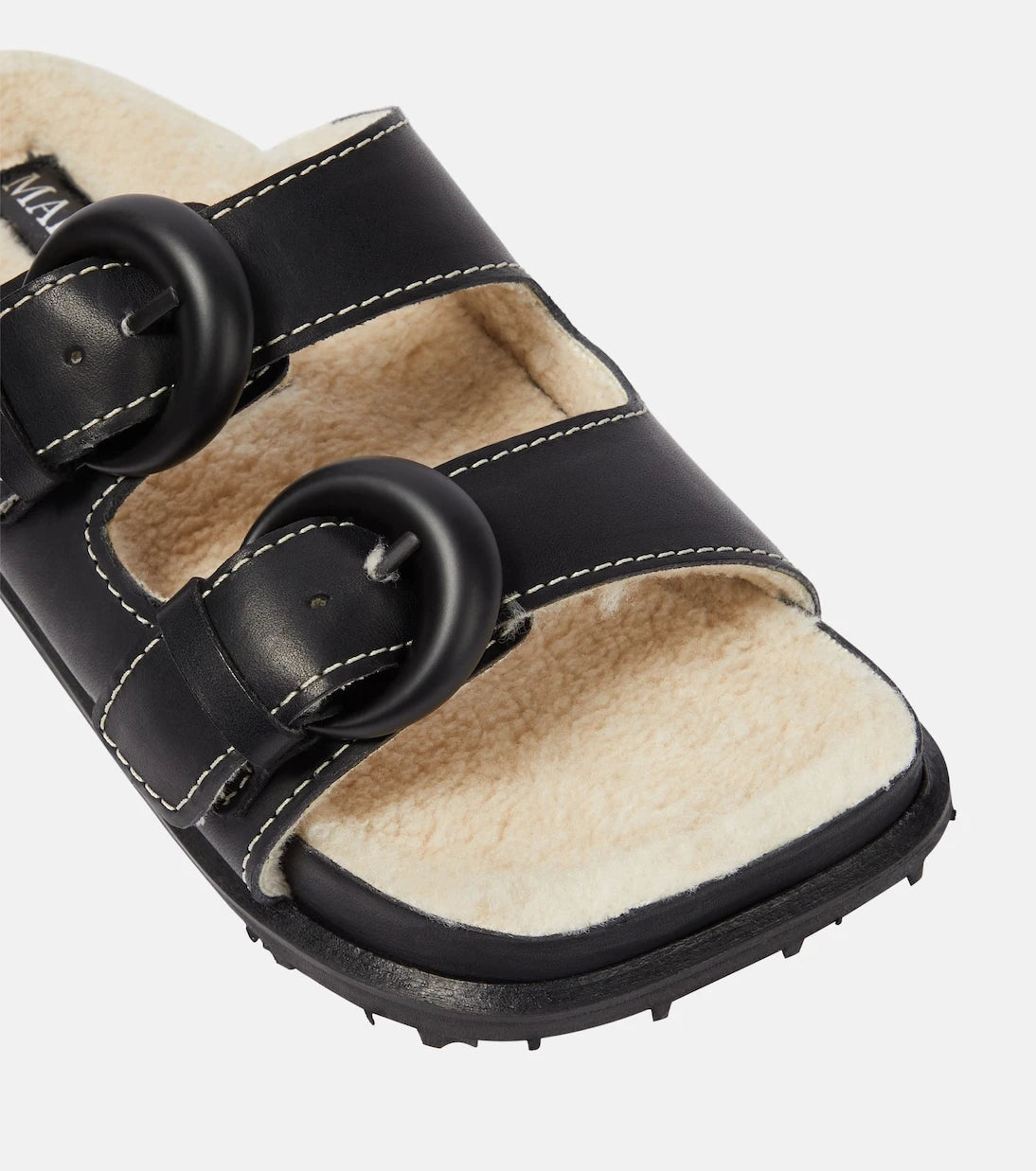 Marine Serre - Leather slides