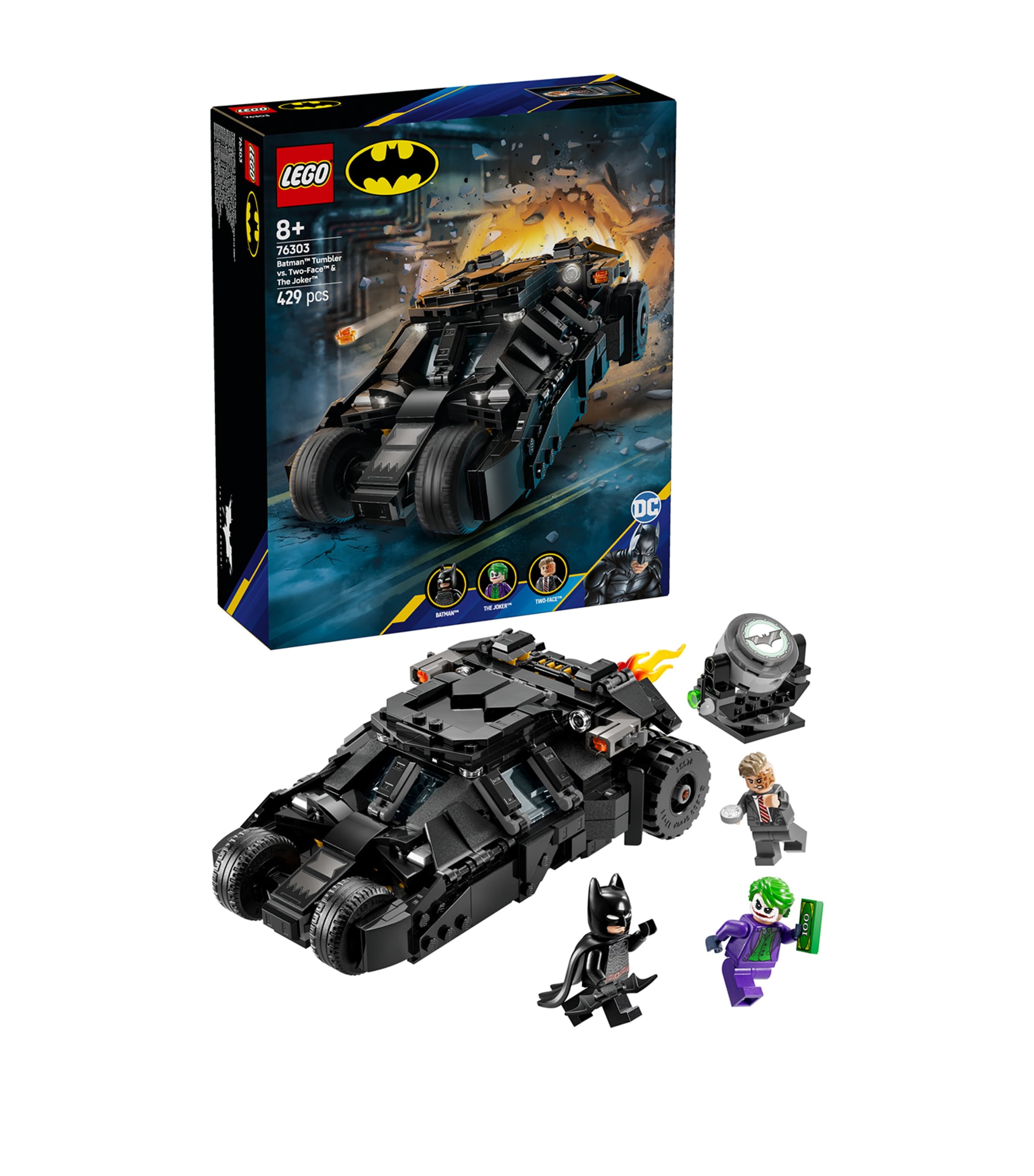 DC Batman Tumbler vs. Two-Face & The Joker Set 76303