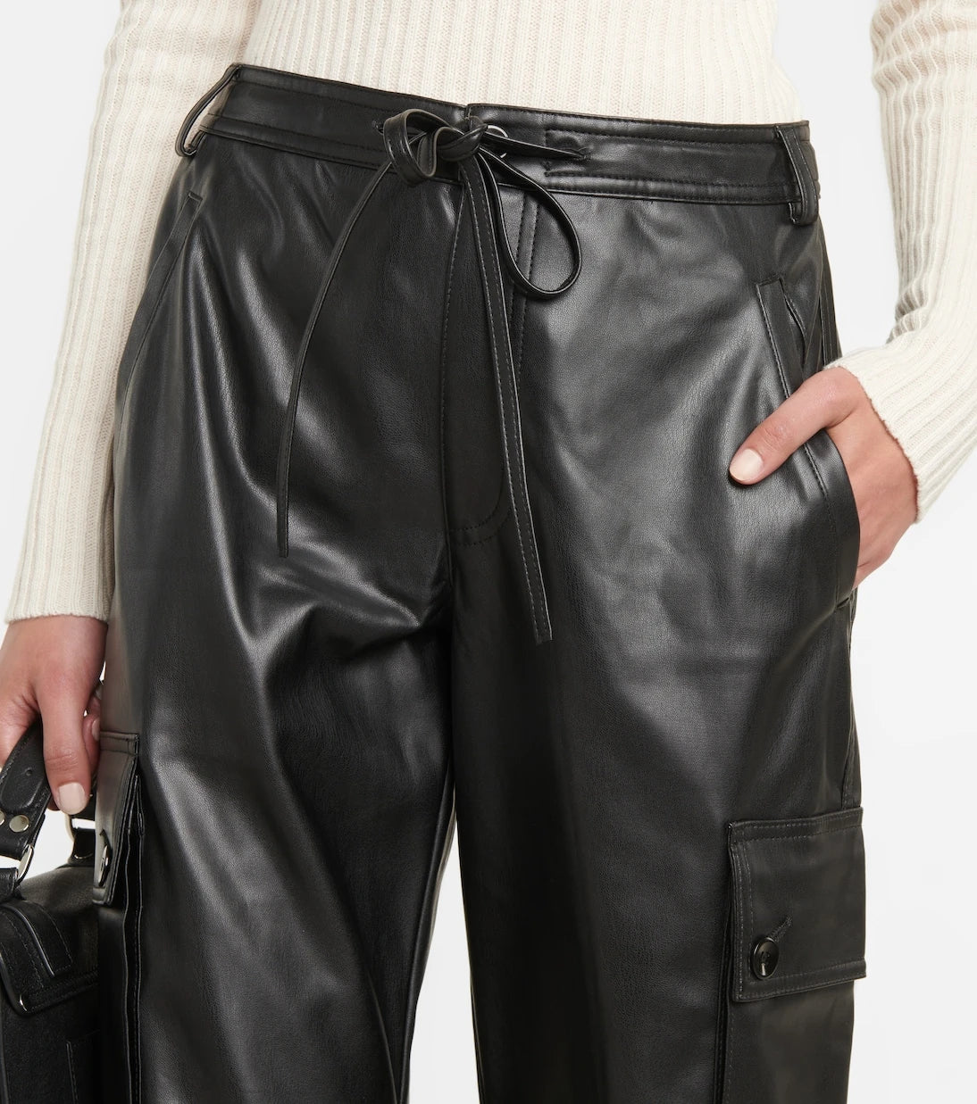 Proenza Schouler - بنطلون كارجو بخصر مرتفع من White Label