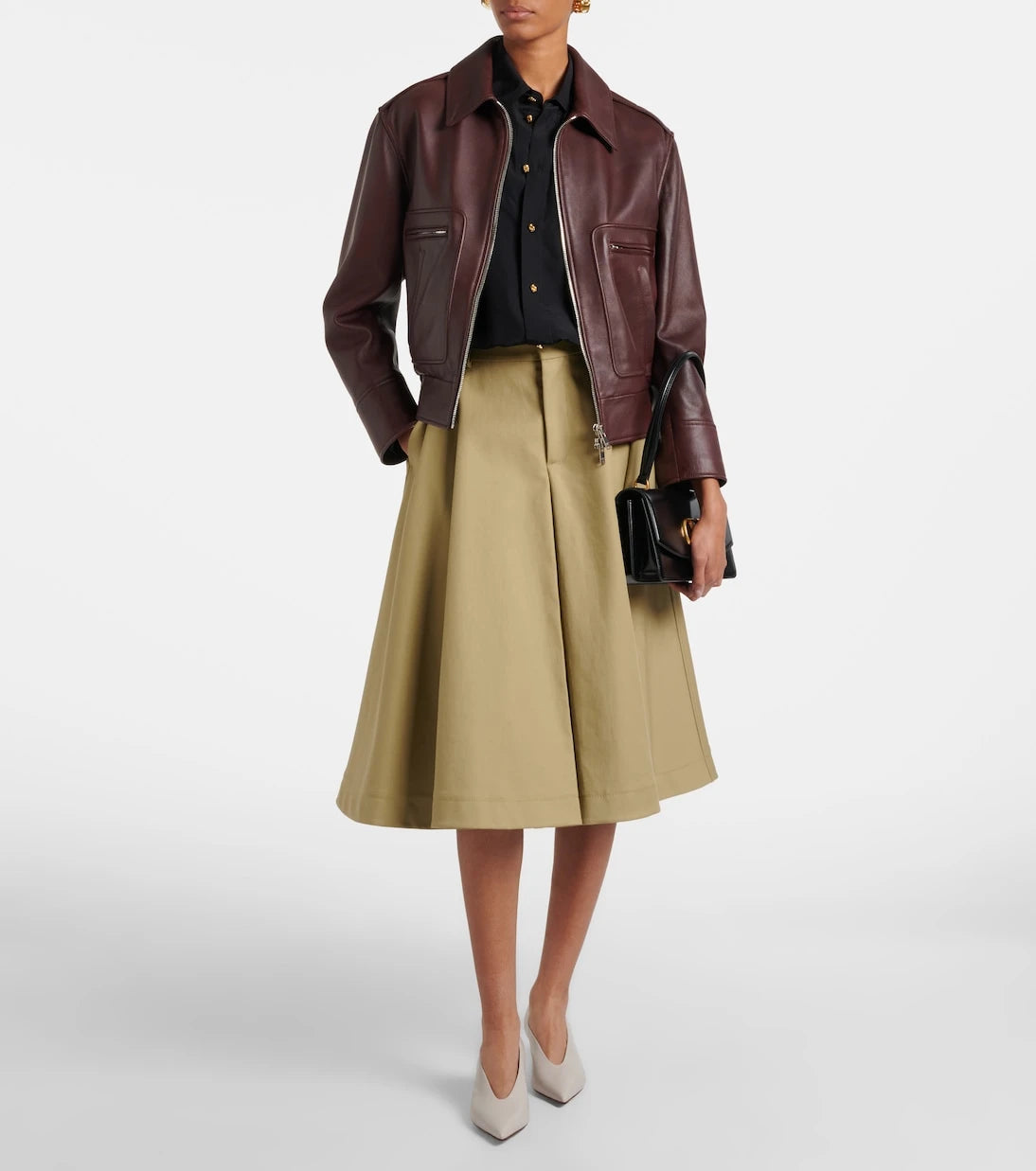 Le Monde Béryl - Babouche leather pumps