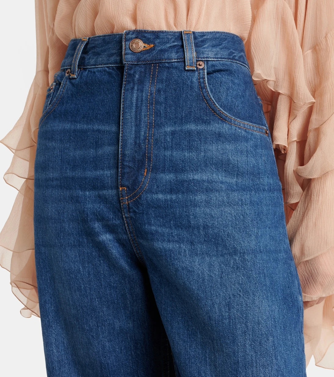 Chloé - Mid-rise wide-leg jeans