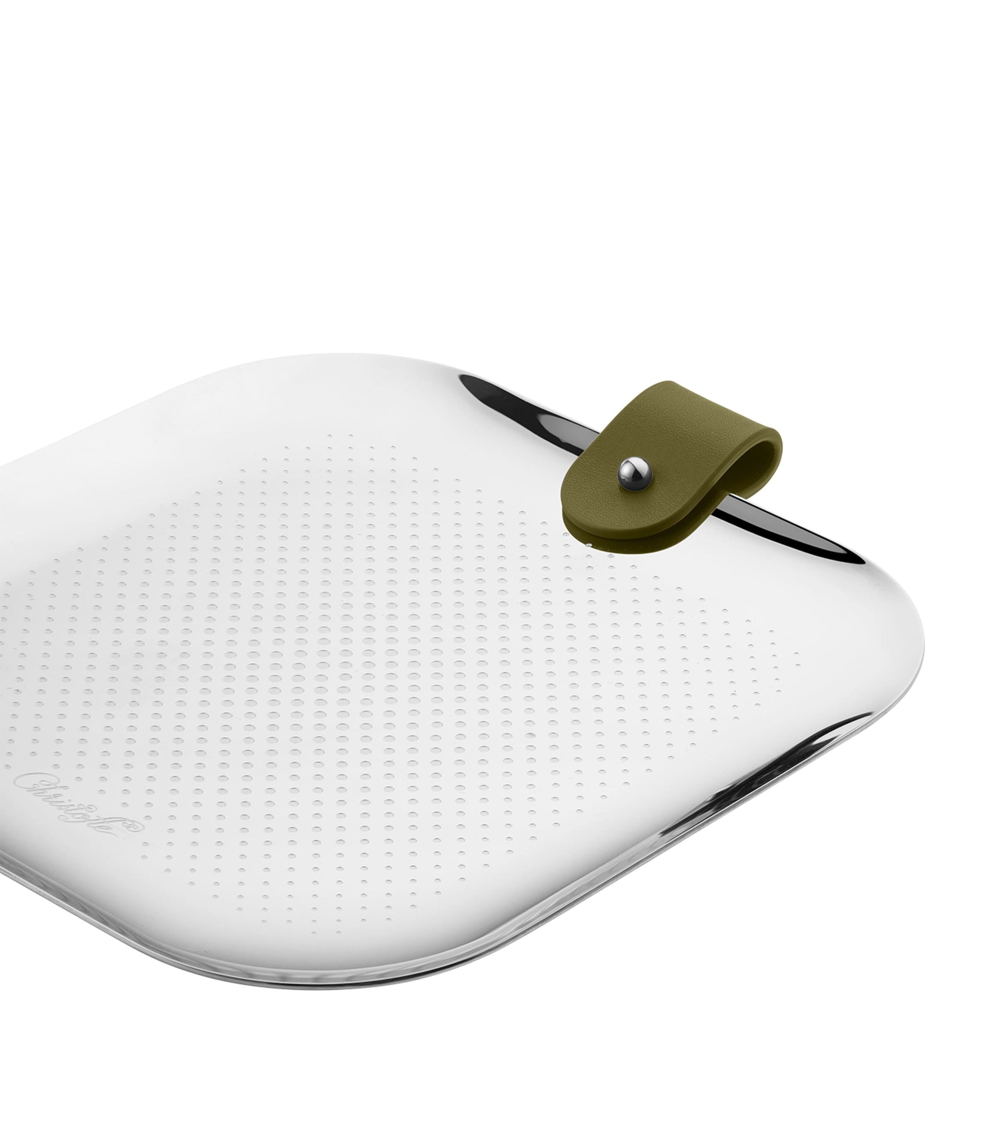 Leather-Trim Club Square Tray (16cm)