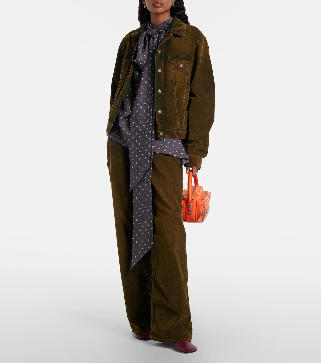 Acne Studios - حقيبة كروس بودي Camero Kit جلد