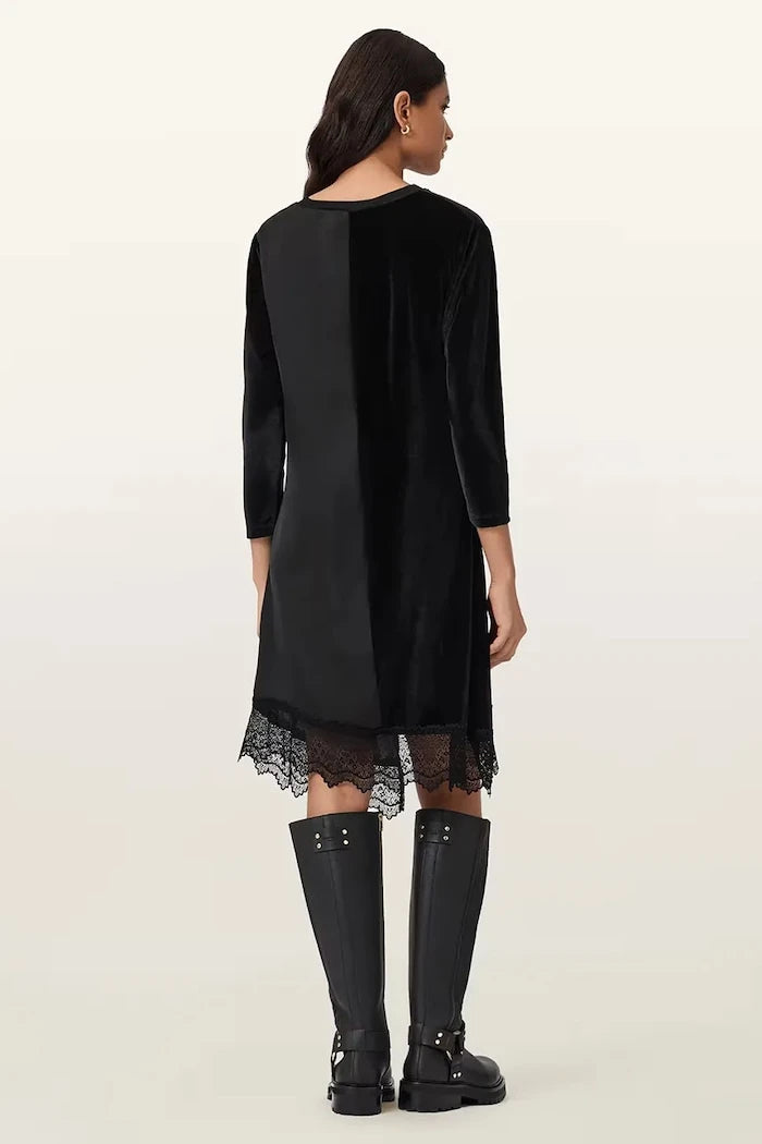 Кадифена рокля AllSaints
