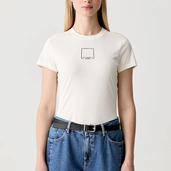 Karl Lagerfeld Jeans kadın pamuklu tişört