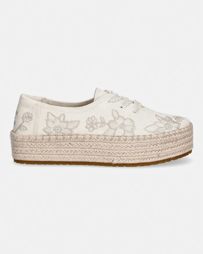 Toms Kadın Platform Espadril VALENCIA LACE UP