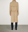 Burberry Yellow Long Kensington Heritage Trench Coat