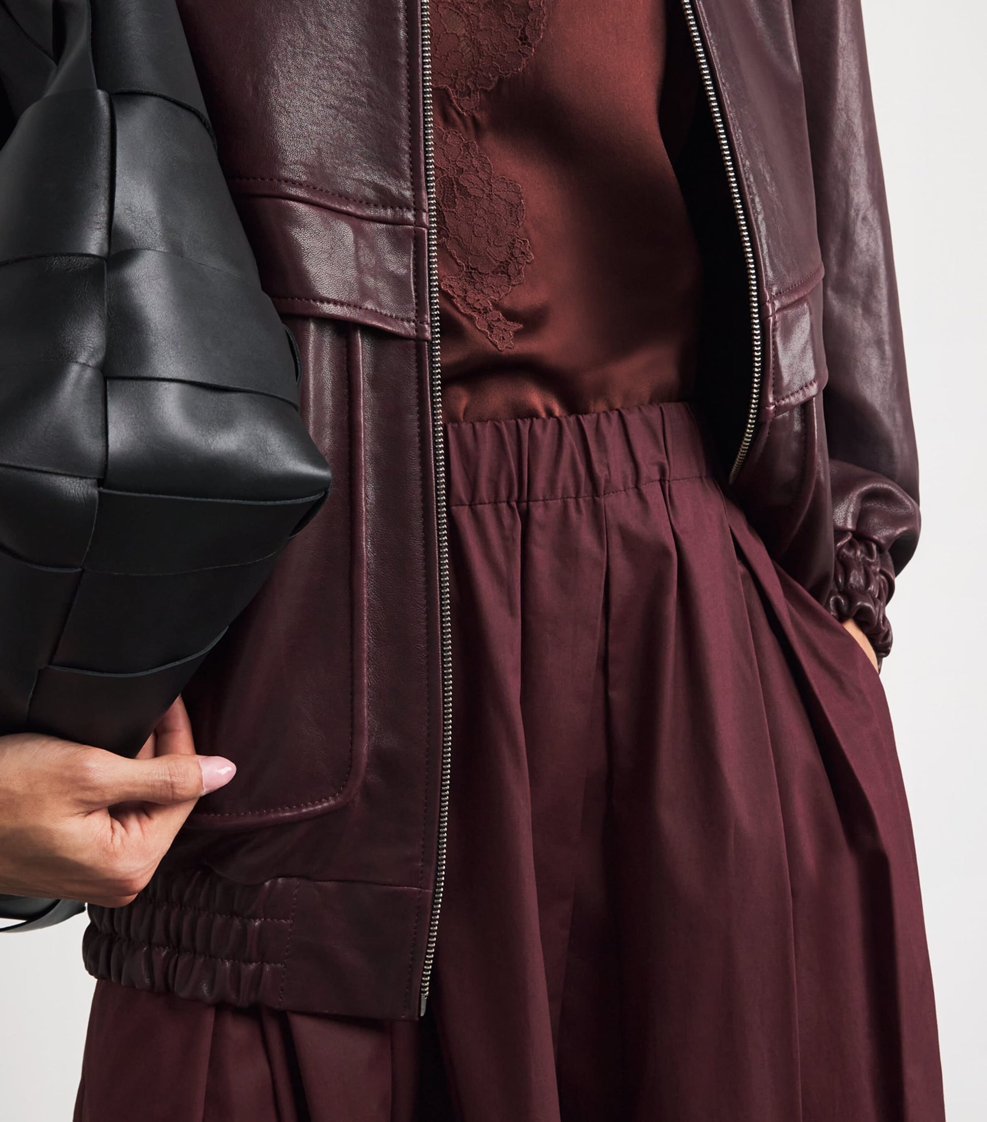 Stylein Red BCI Cotton Jordina Maxi Skirt