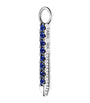 Diamond and Sapphire Eternity Bar Charm (11mm)
