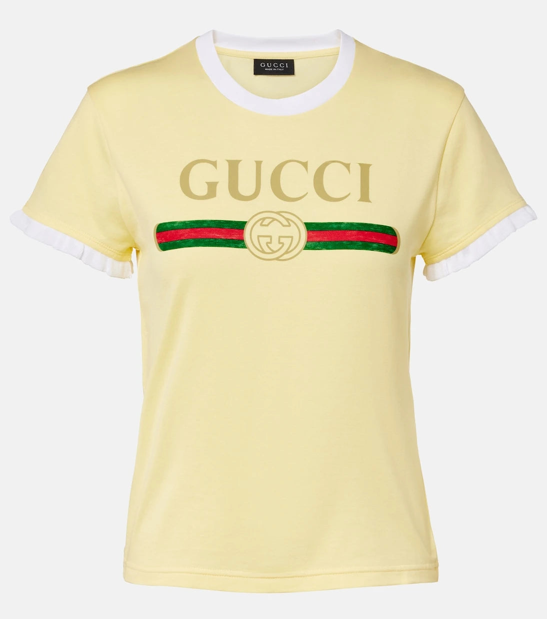Gucci - Logo cotton jersey T-shirt