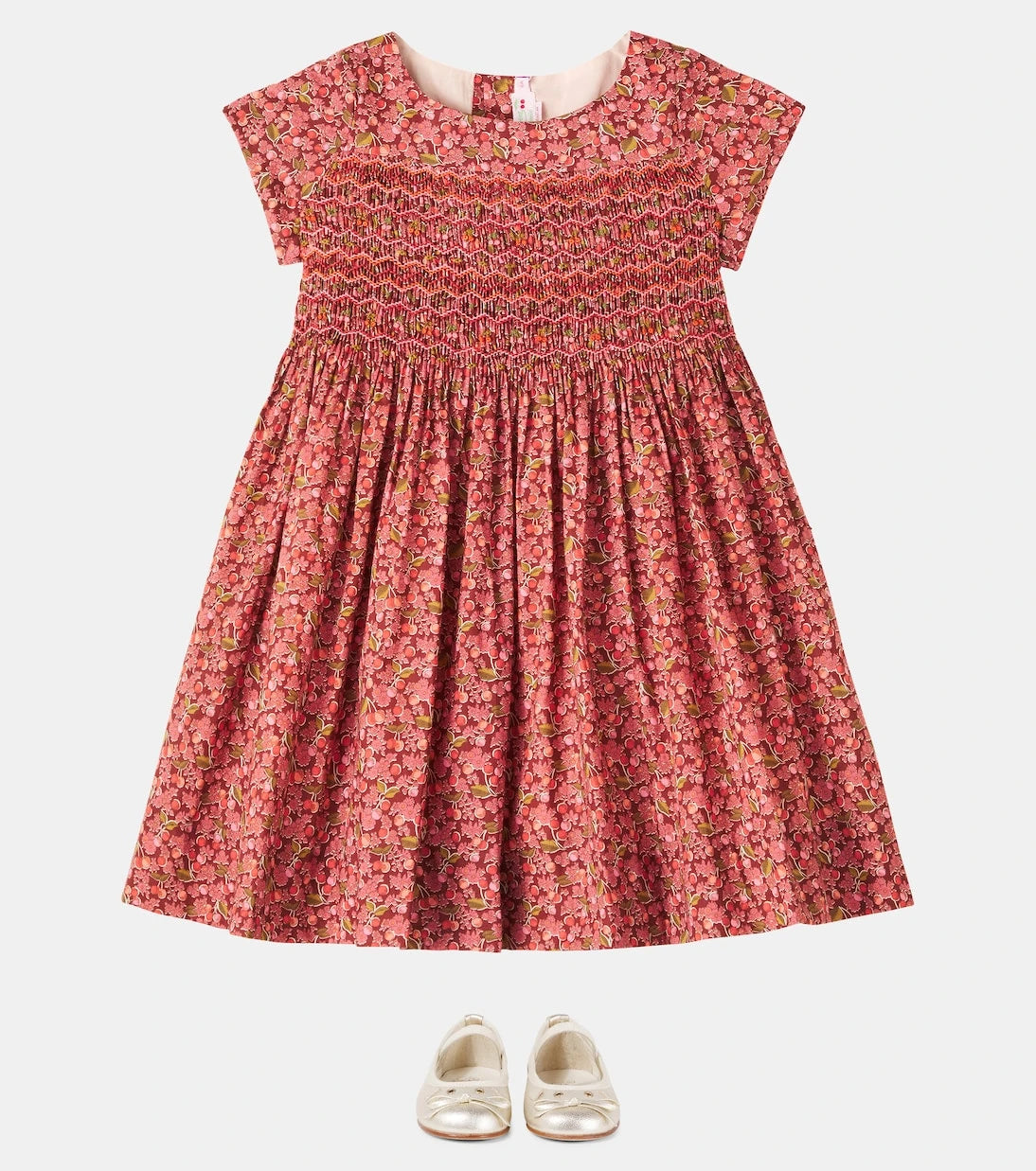Bonpoint - Duchesse floral smocked dress