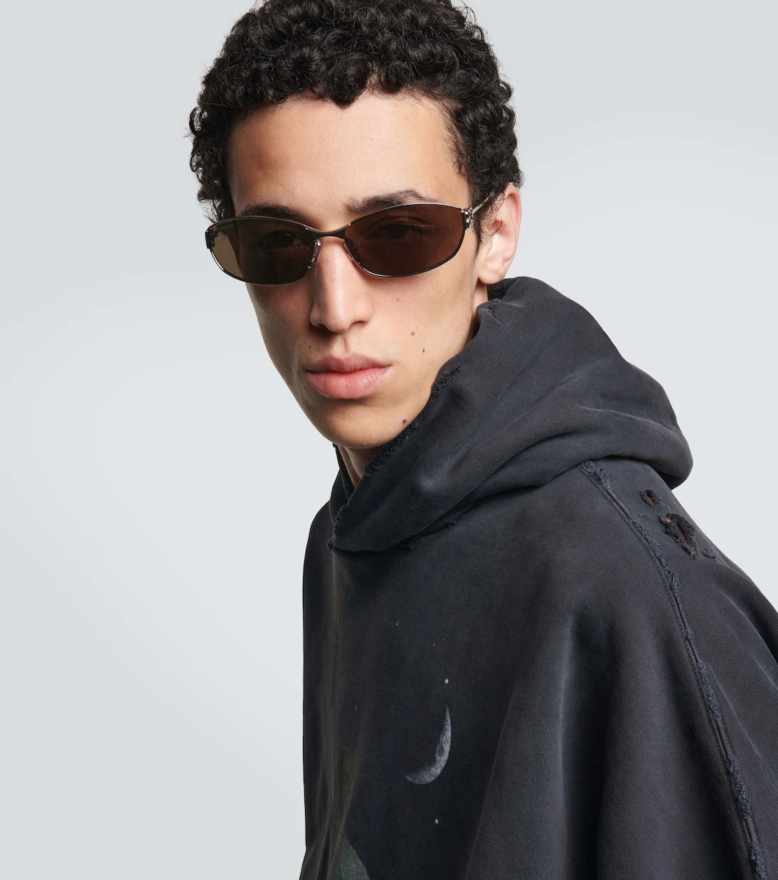 Balenciaga - Mercury oval sunglasses