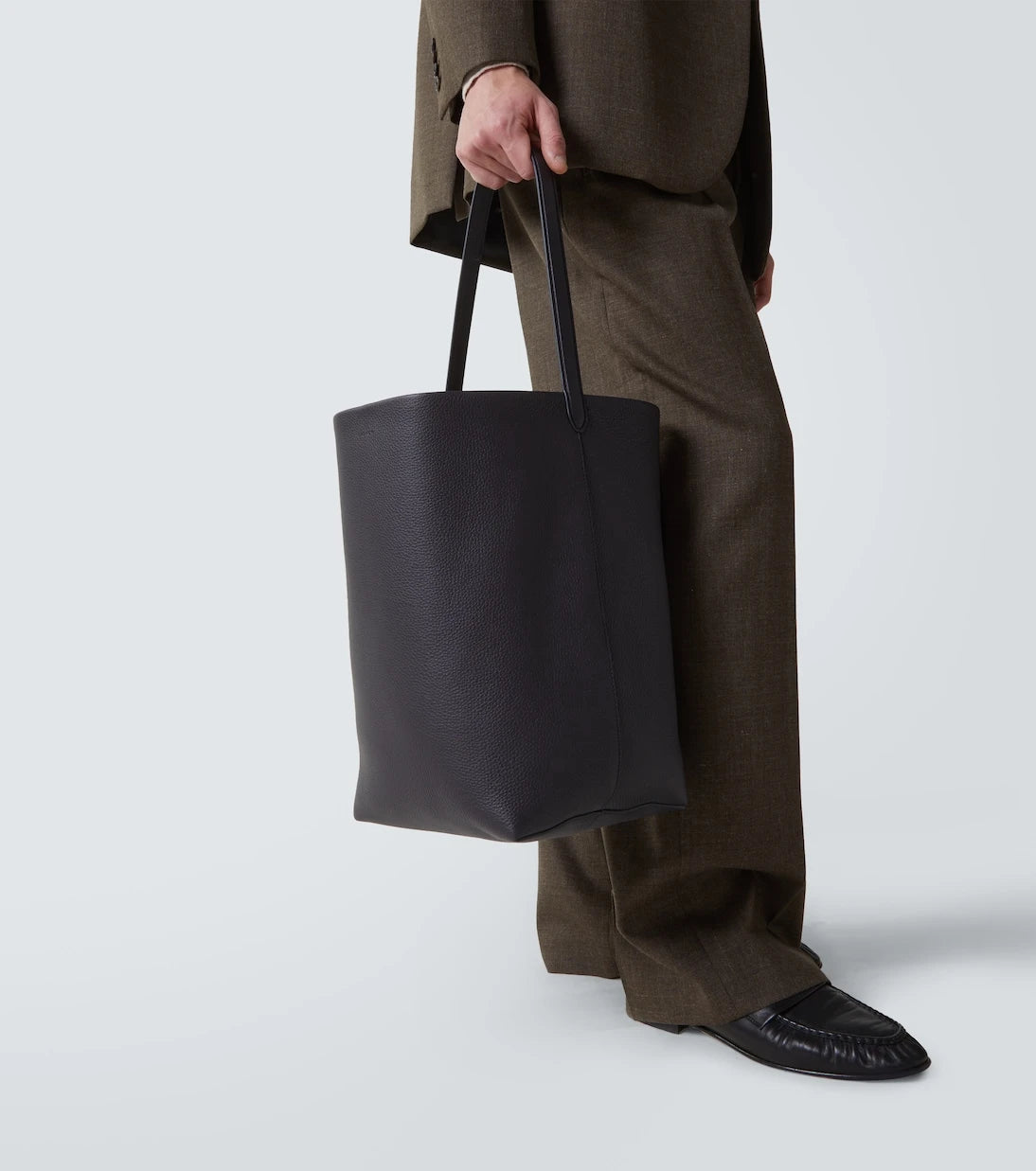 The Row - N/S Park Large leather tote bag