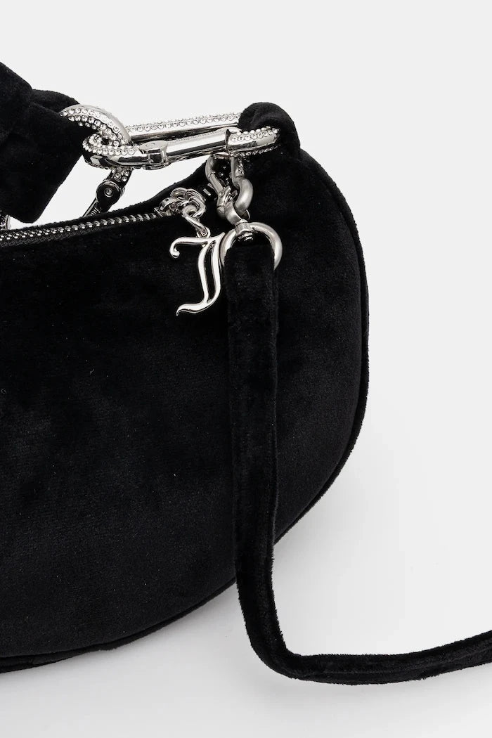 Juicy Couture kadife kadın hobo çanta Blossom