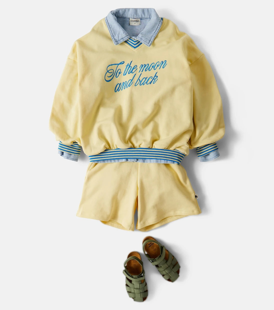 Mini Rodini - To The Moon cotton jersey sweatshirt