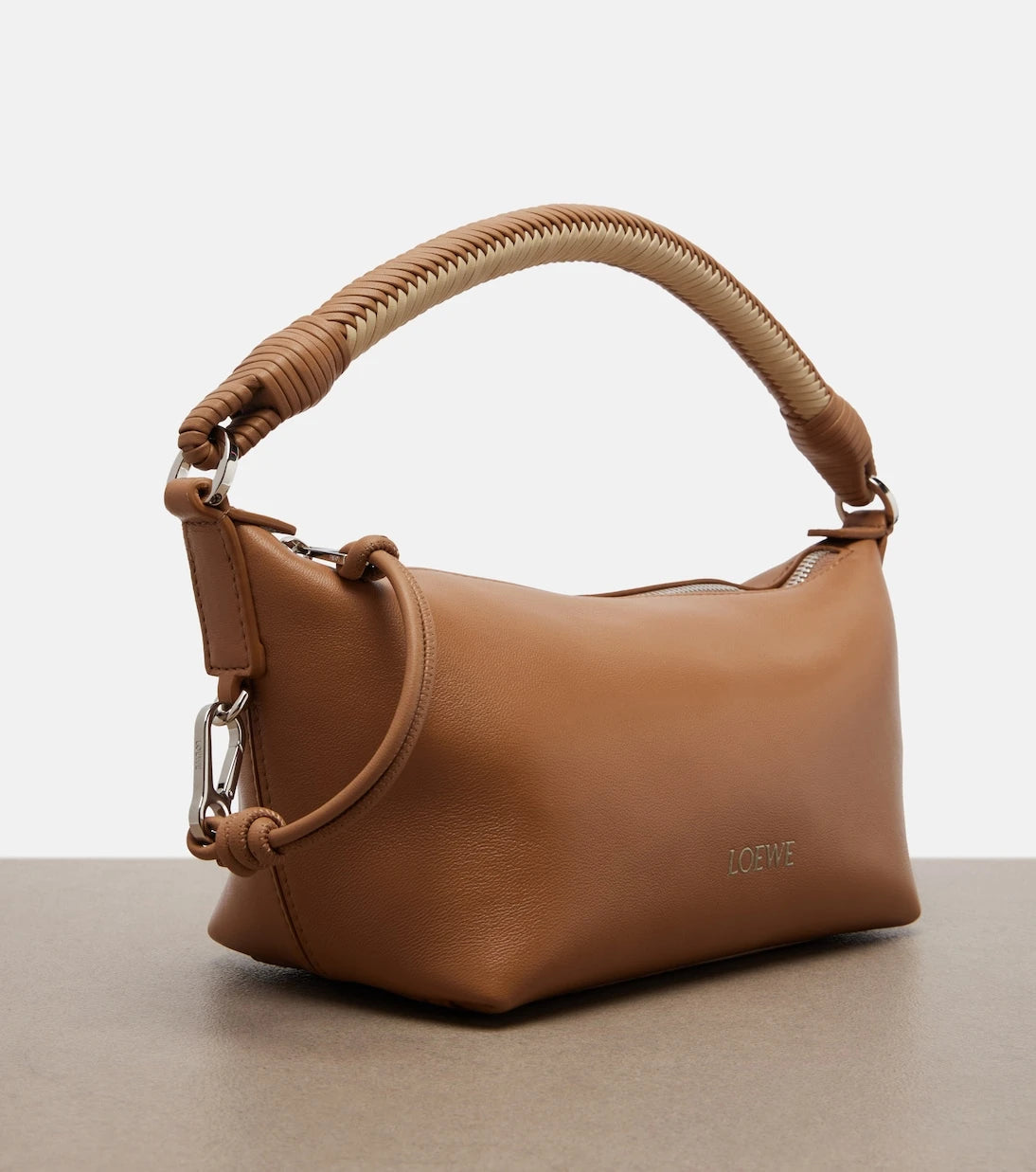Loewe - Cala Small leather top-handle bag