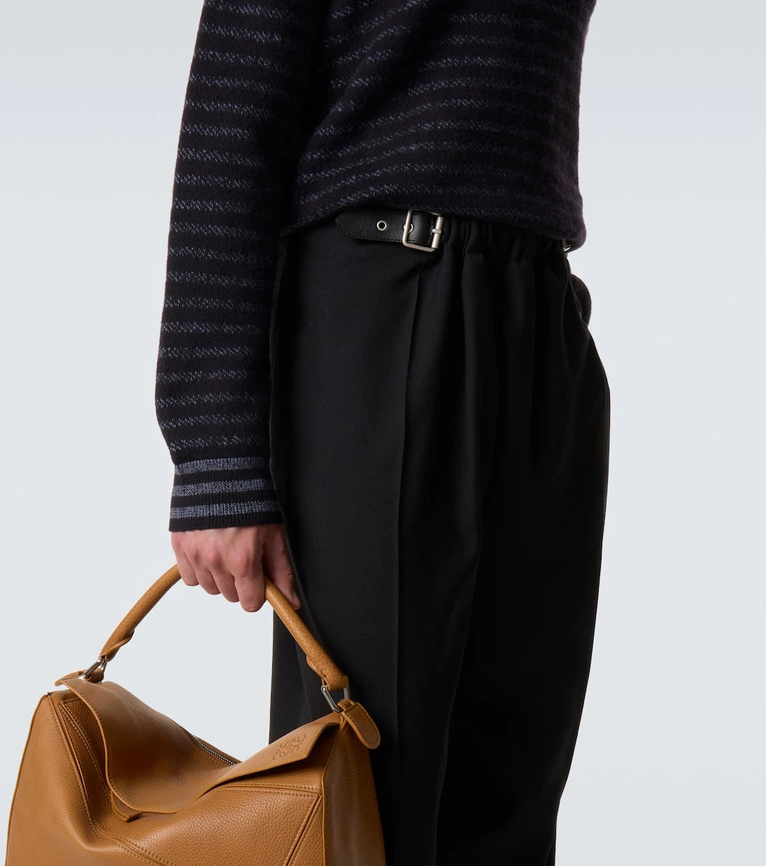 Loewe - Anagram striped wool sweater