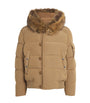 Moncler Beige Down Luynes Puffer Jacket