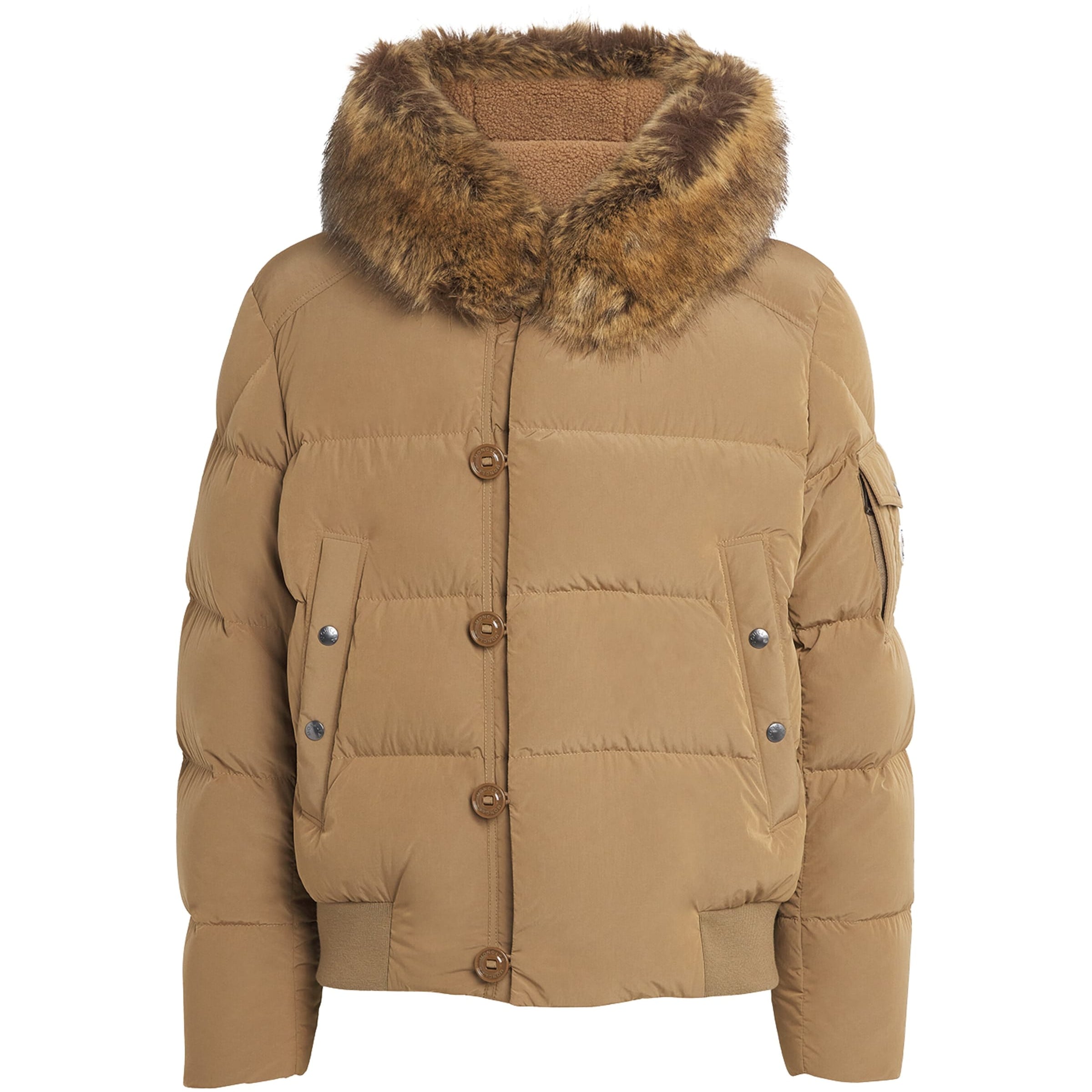 Moncler Beige Down Luynes Puffer Jacket