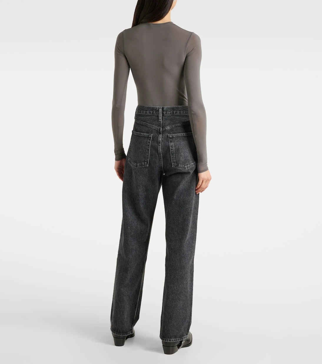 Agolde - Kelly high-rise straight jeans