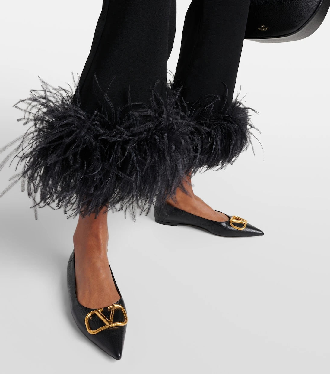 Valentino Garavani - VLogo leather ballet flats