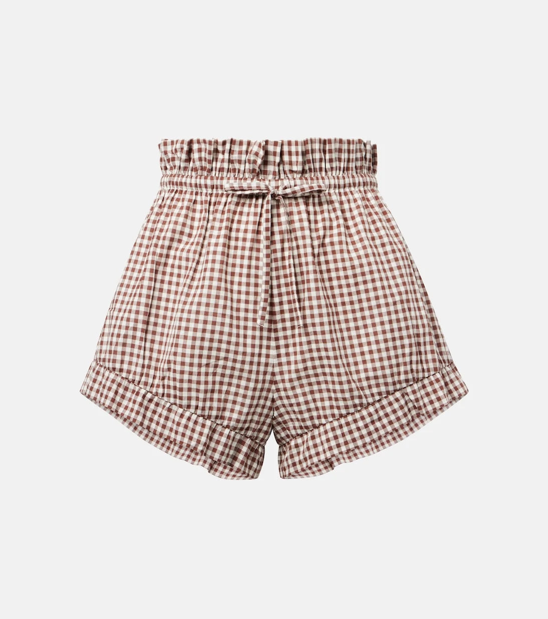 Posse - Callie gingham cotton shorts