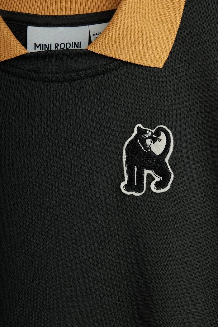 Mini Rodini Panther Çocuk Pamuklu Sweatshirt