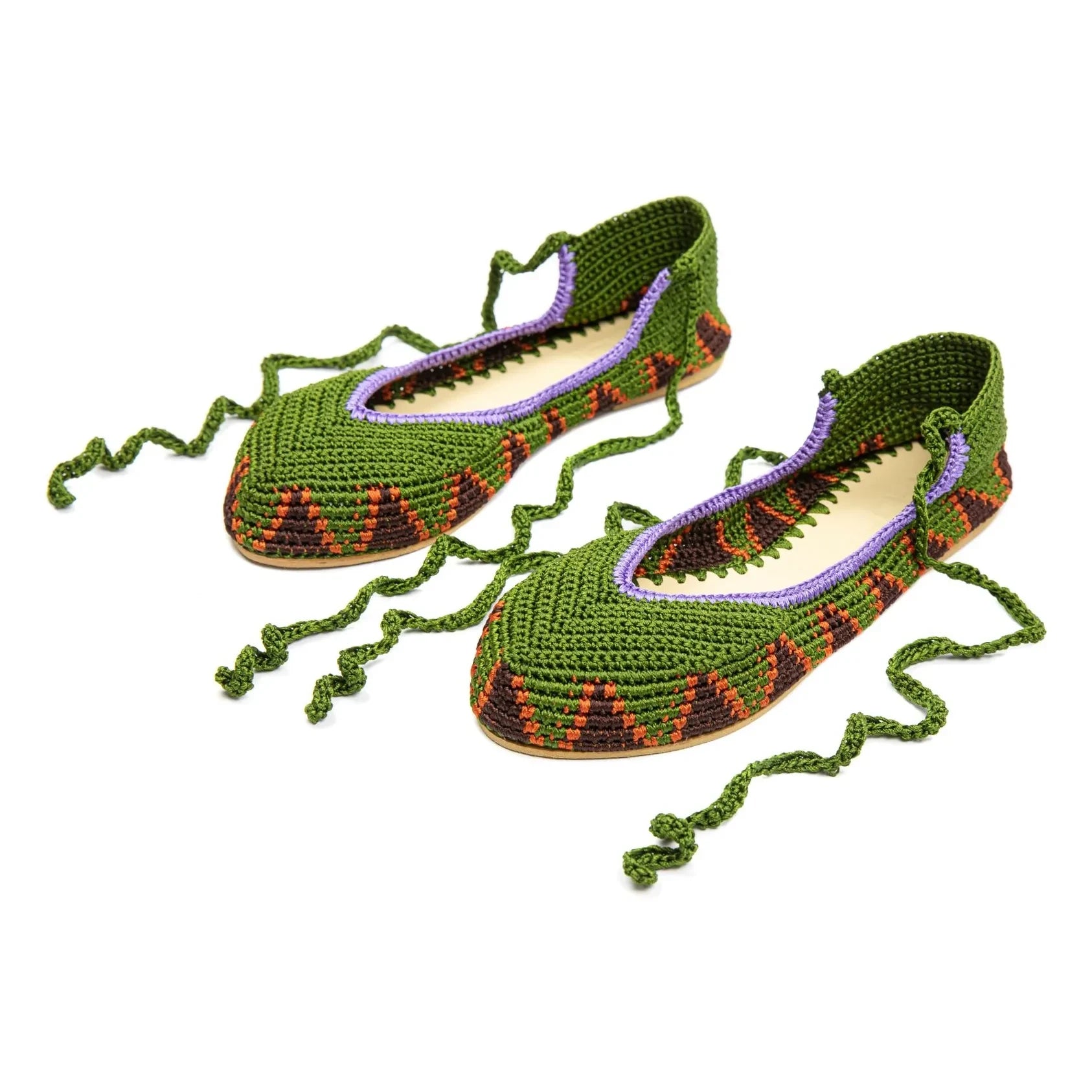 Kashura - Ballerinas High Olive Green | Olive green
