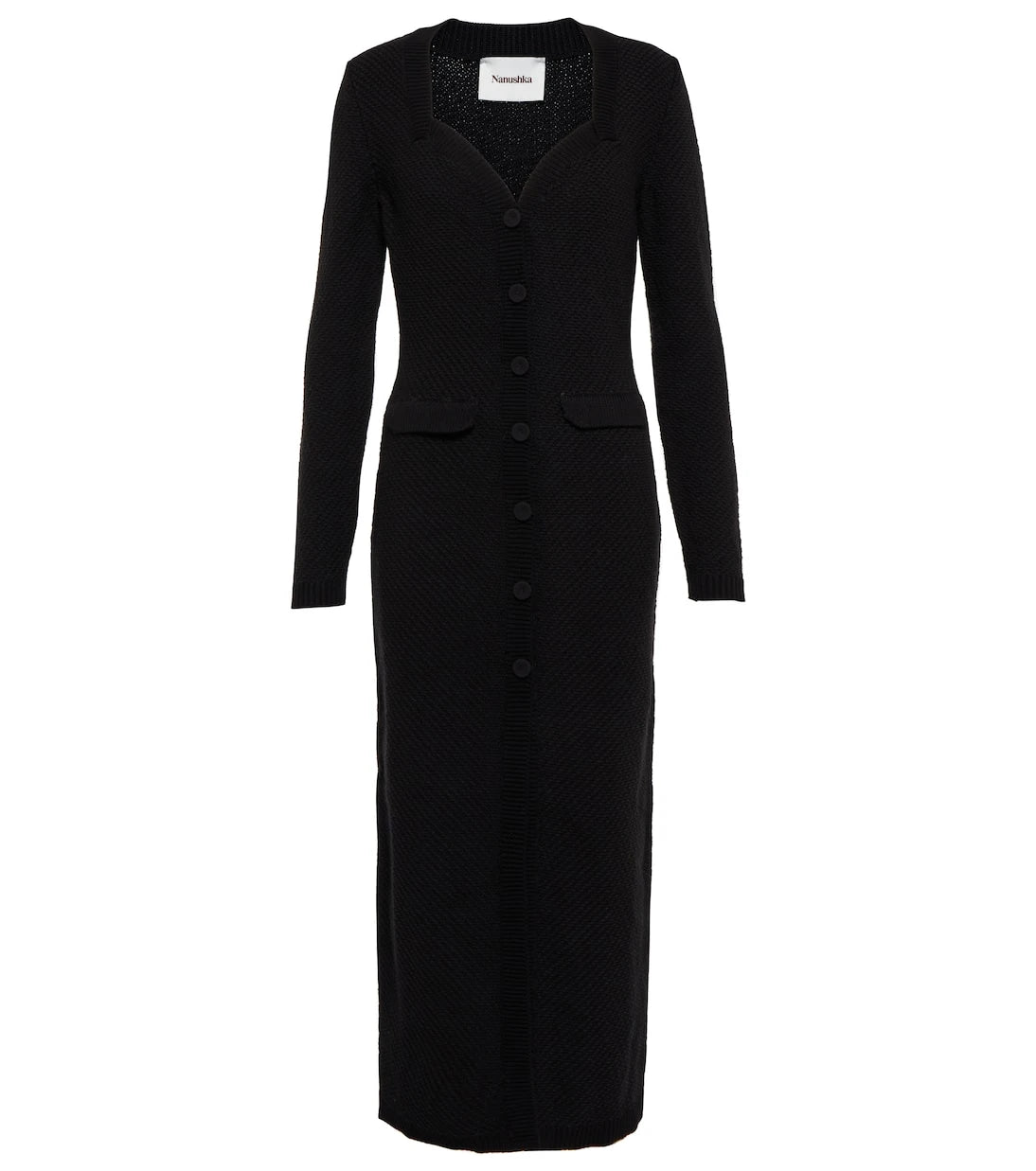 Nanushka - Dana knitted cotton midi dress