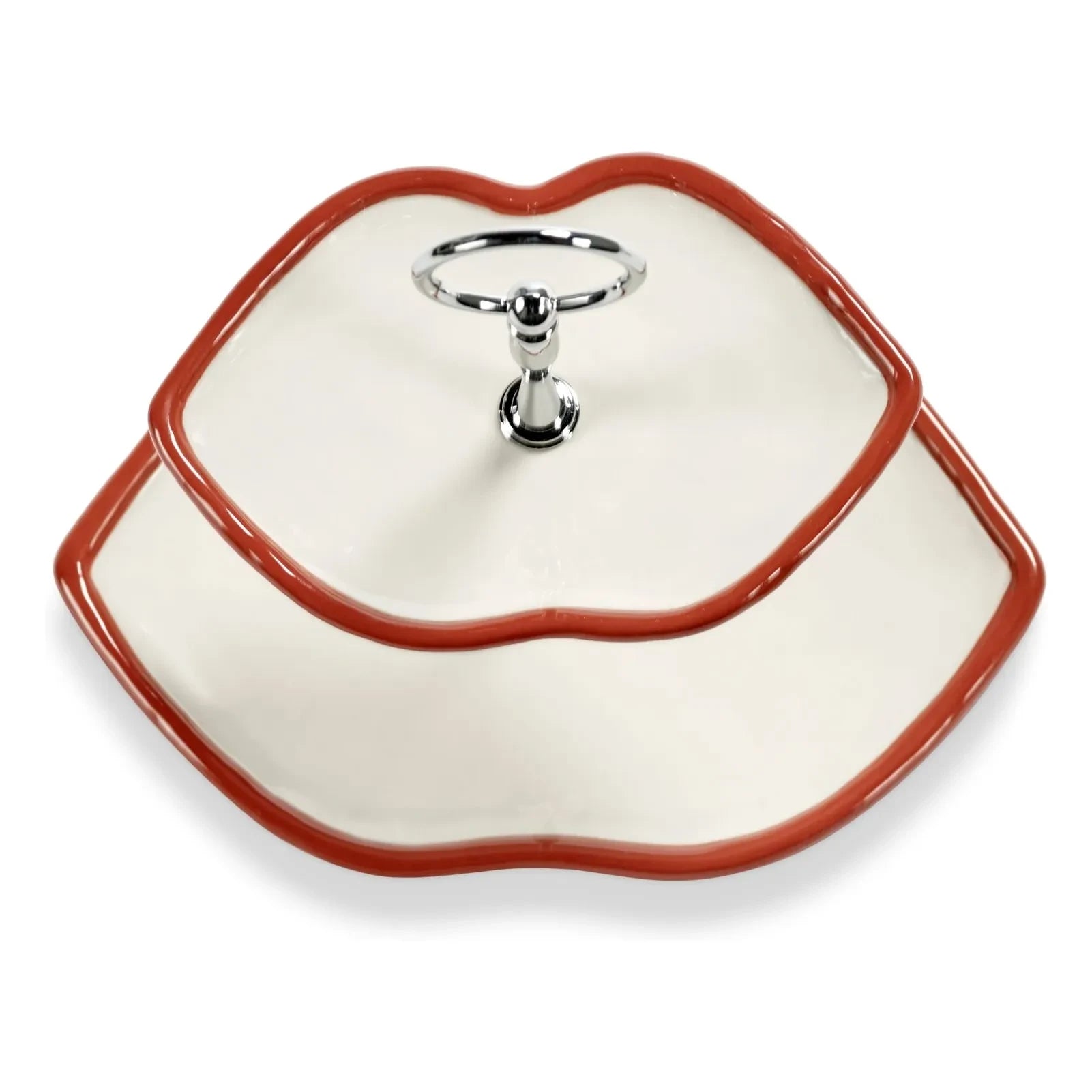Serax - 2 tier cake stand, Wouters &amp; Hendrix | Red
