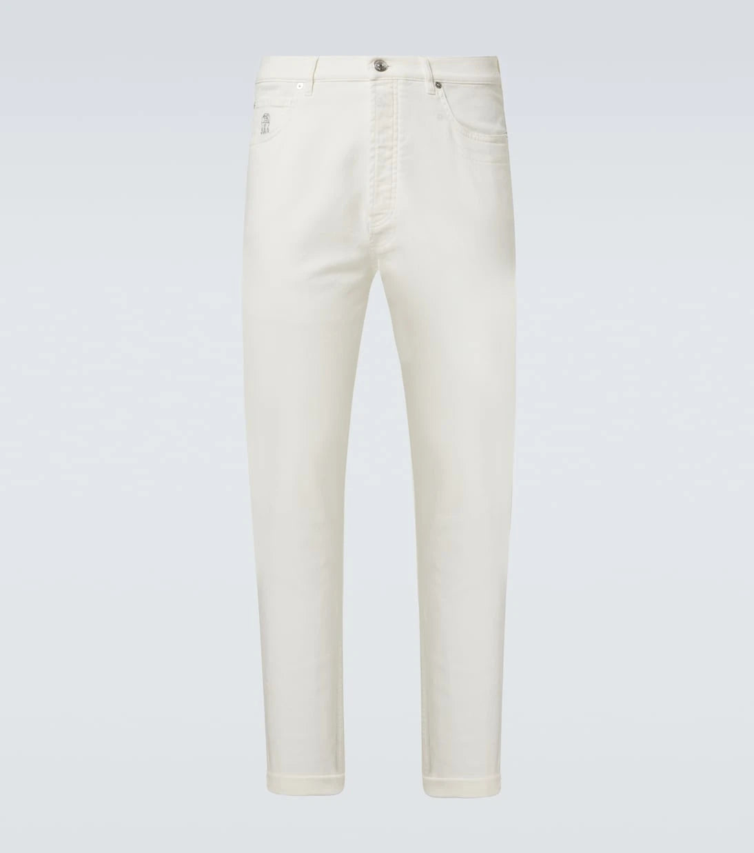 Brunello Cucinelli - Yüksek belli dar kesim jean pantolon
