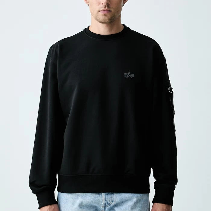 Alpha Industries Pamuklu Erkek Sweatshirt DTM Mid