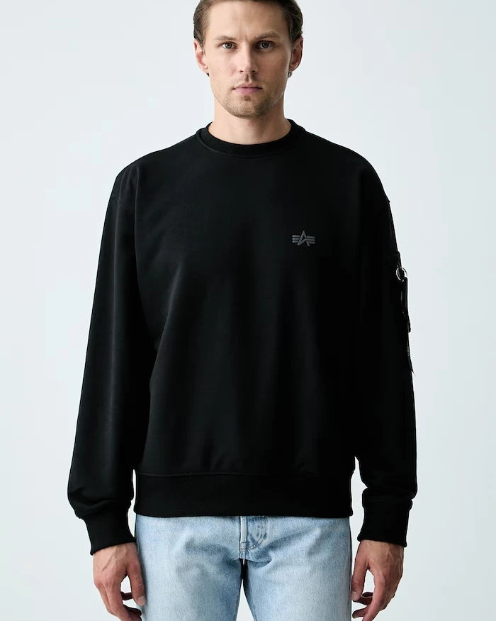 Alpha Industries Pamuklu Erkek Sweatshirt DTM Mid