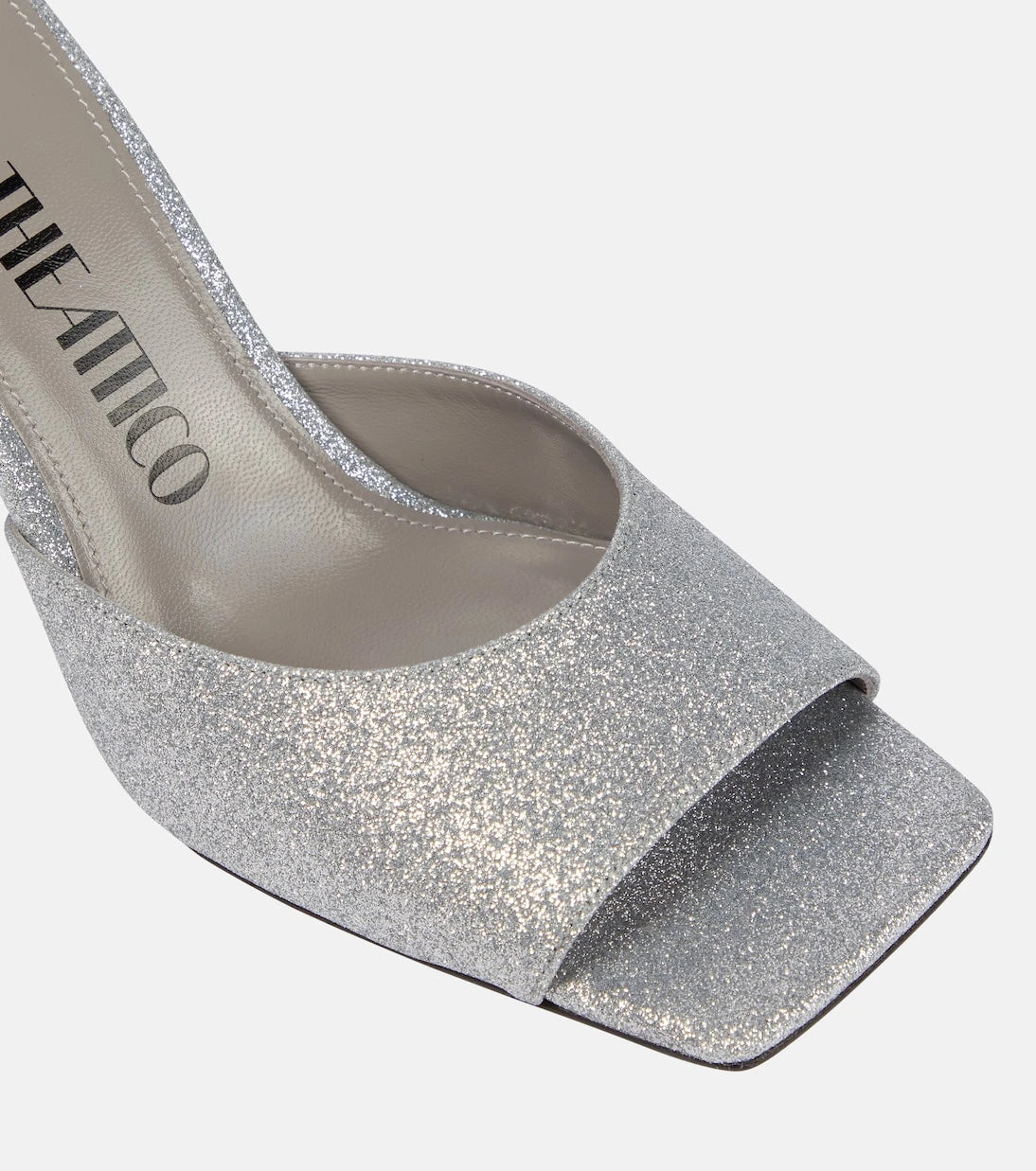 The Attico - Piper 85 glitter-embellished sandals
