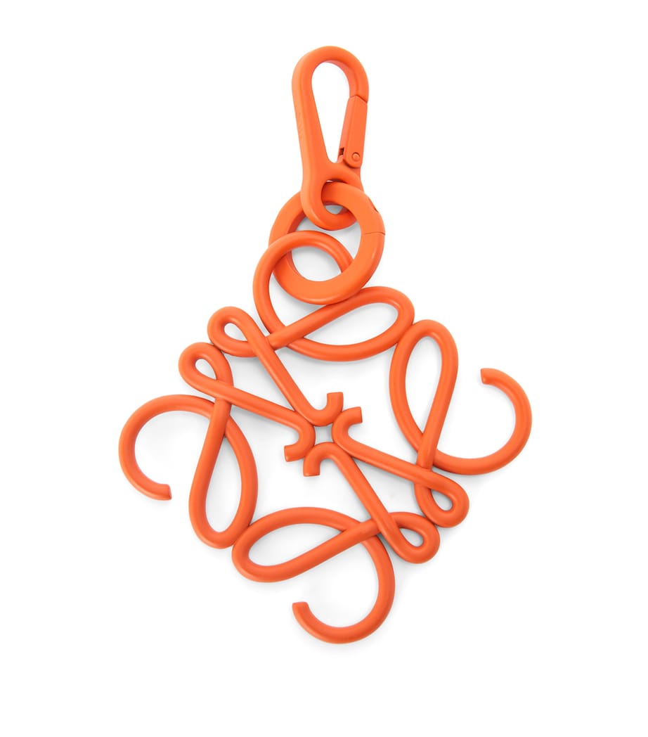 LOEWE Orange Metal Anagram Charm
