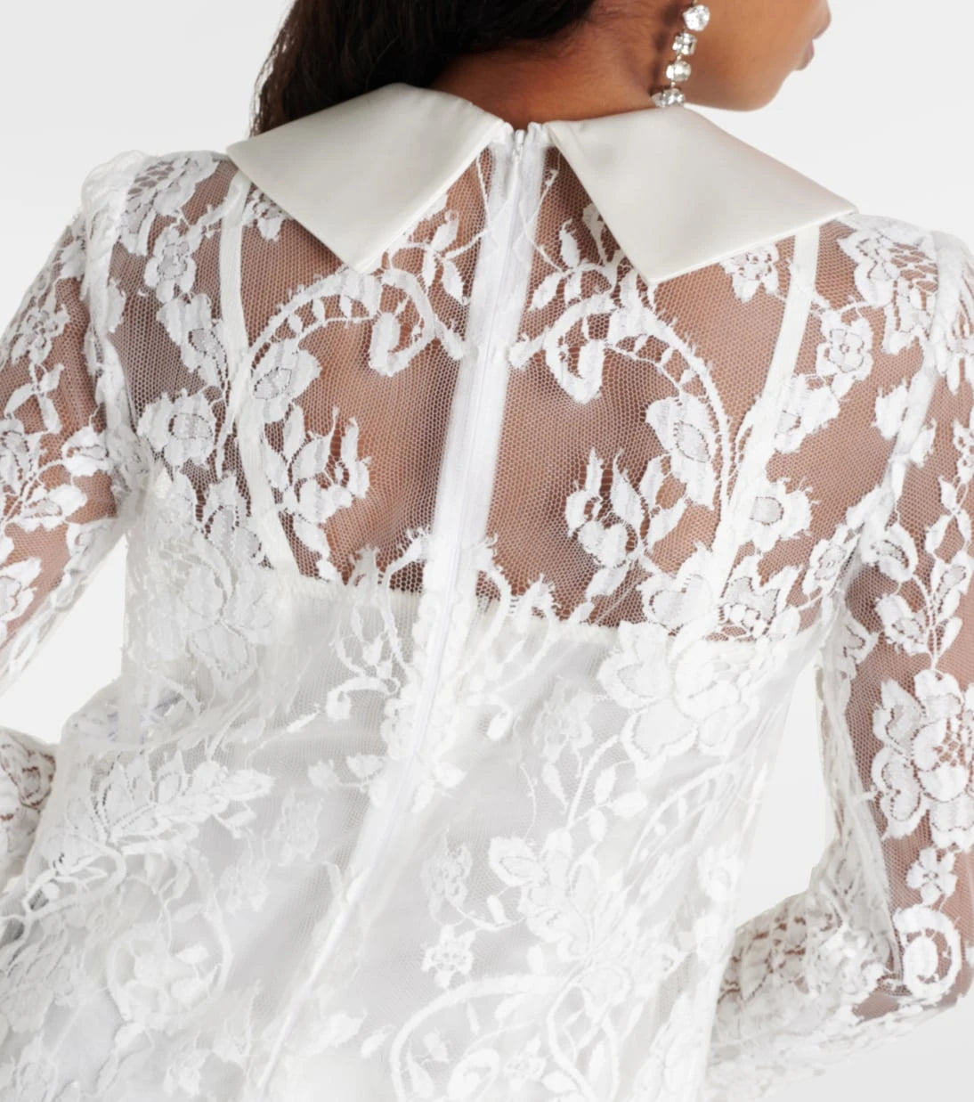 Dolce&Gabbana - Lace and satin minidress