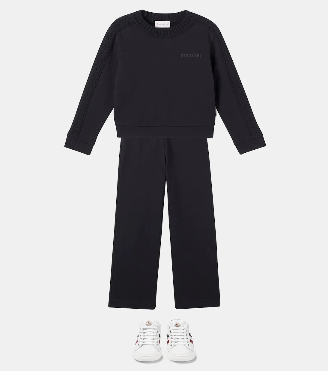Moncler Enfant - Cotton sweatshirt and sweatpants set