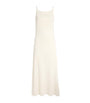 Ivory Knitted Square-Neck Dress