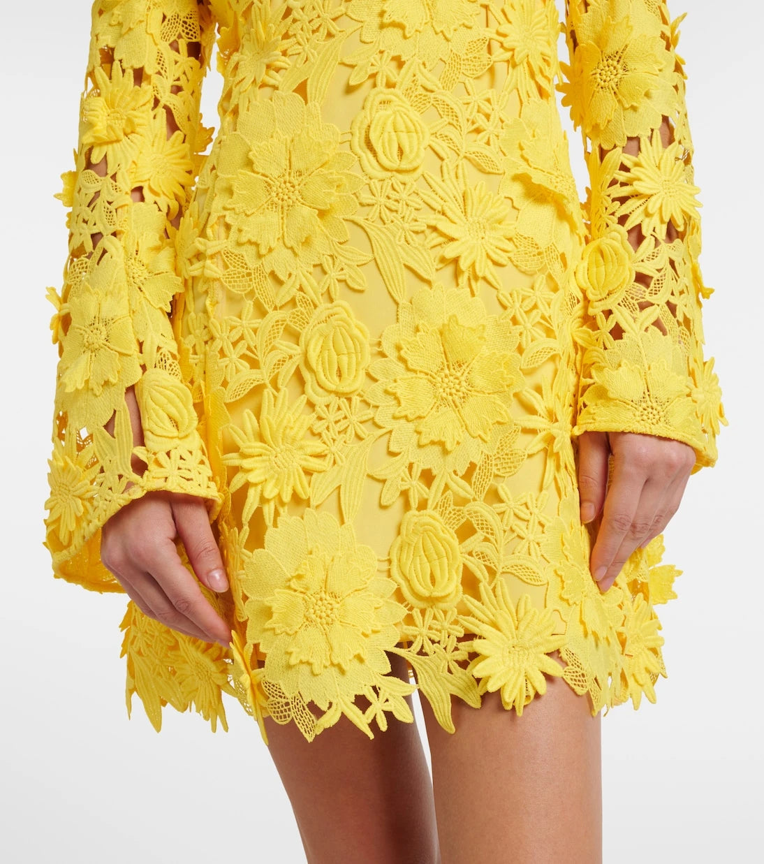 Leo Lin - Suzanne lace minidress