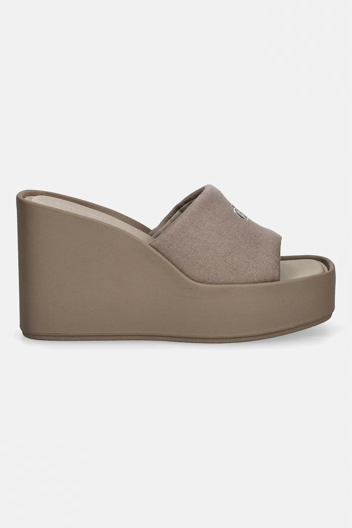 Calvin Klein kadın wedge 70 SNDL CANV MG terlik