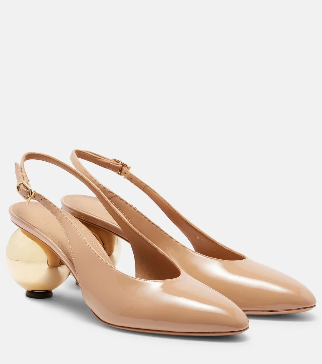 Ferragamo - Tessie 70 leather slingback pumps